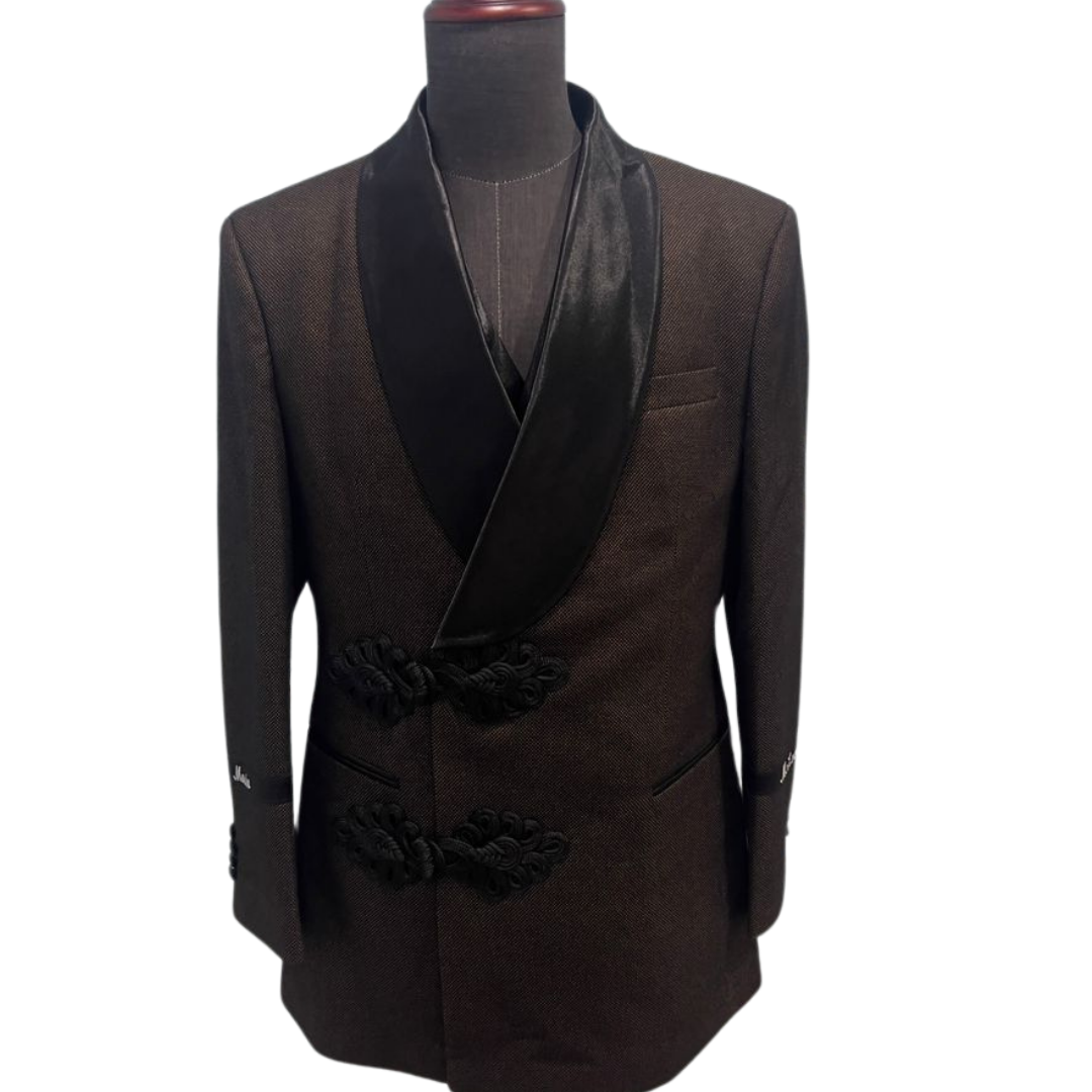 Brown 3-piece tuxedo