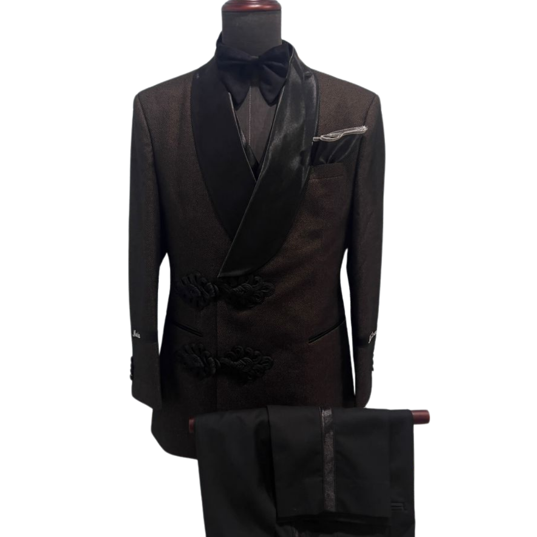 Brown 3-piece tuxedo
