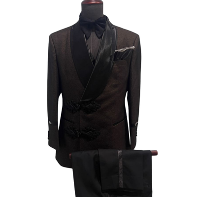 Brown 3-piece tuxedo