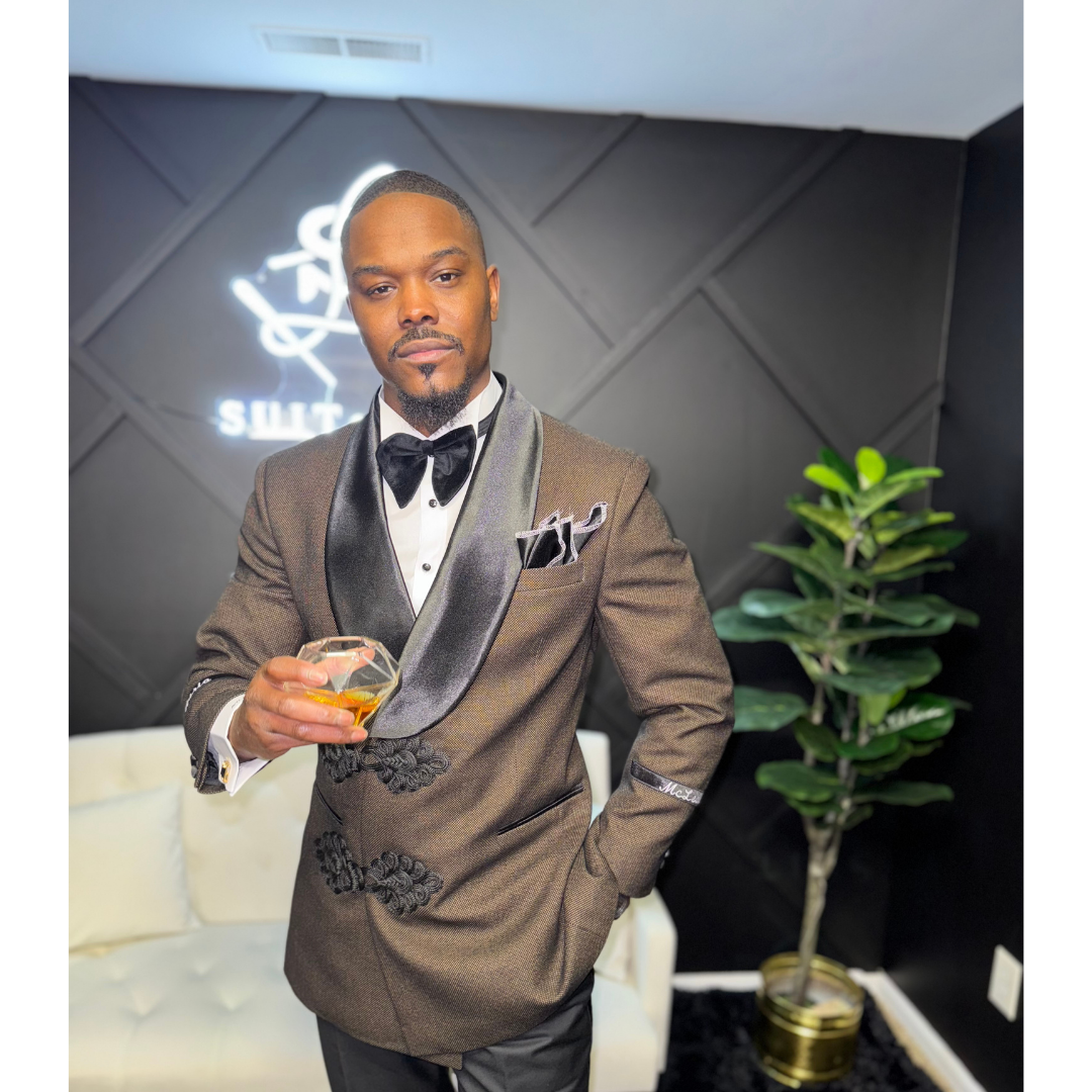 Brown 3-piece tuxedo