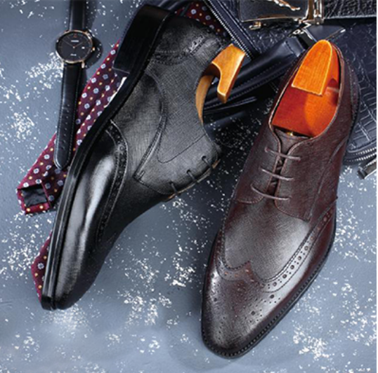 Lester (Black or Brown) Wingtips