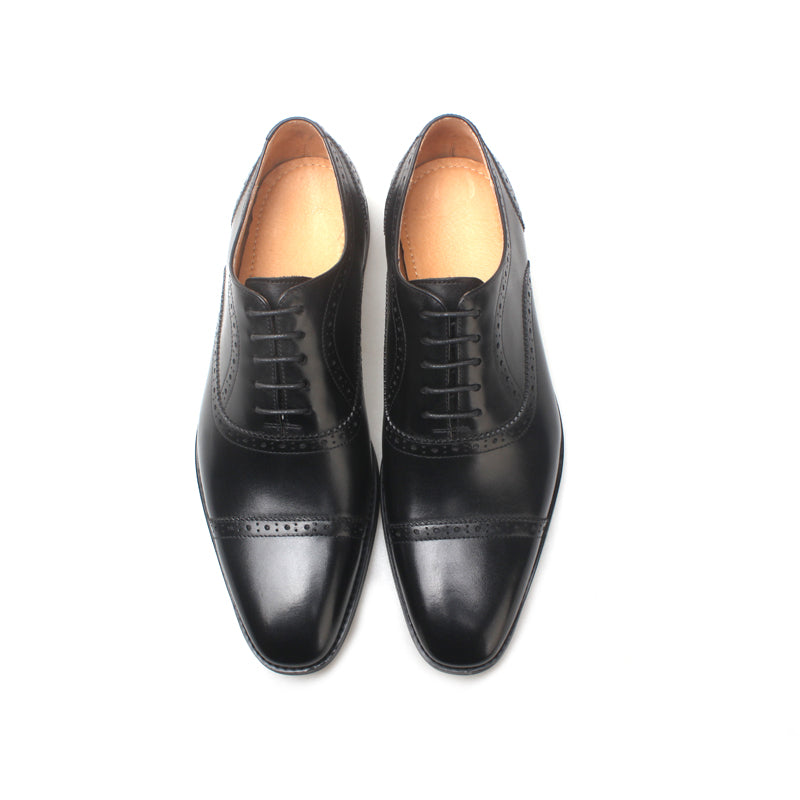 Cap-Toe Brogue Lace-Ups