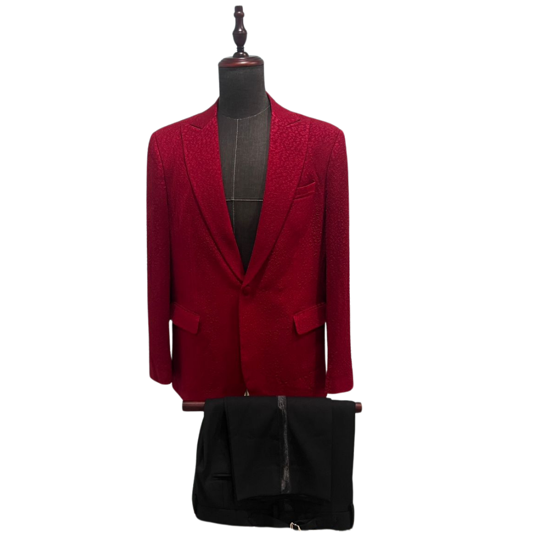 Red Snakeskin Blazer