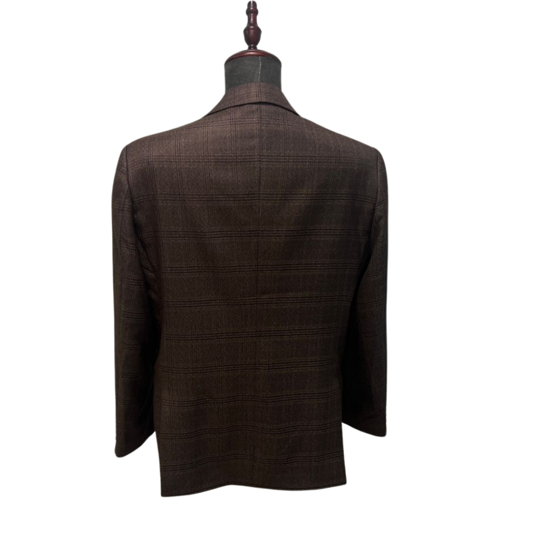 Chocolate Brown Double Breasted 2-piece suit