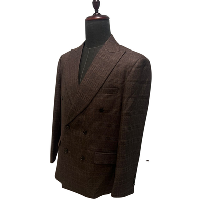Chocolate Brown Double Breasted 2-piece suit