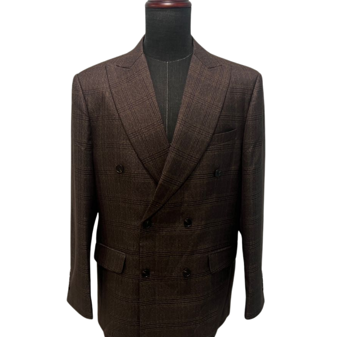 Chocolate Brown Double Breasted 2-piece suit