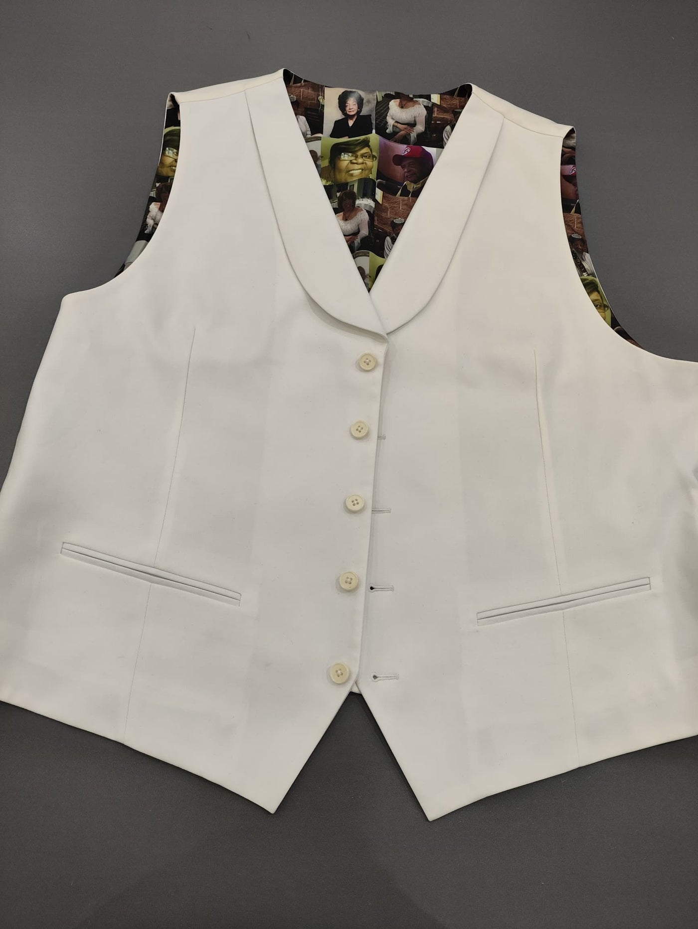 White Jacquard Wedding Tuxedo