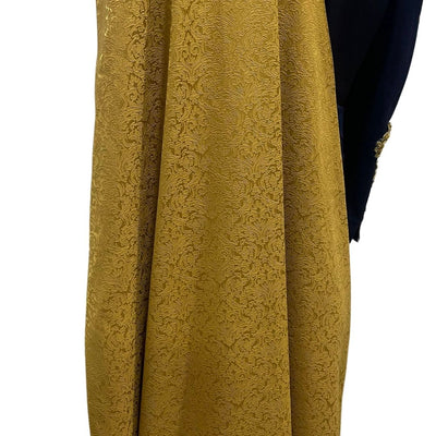 NAVY BLUE SUIT WITH GOLD ROPE AND GOLD EMBELLISHMENTS