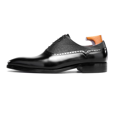 Polished Leather Oxford Shoes