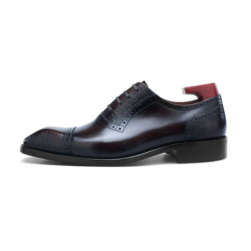 Capped Toe Brogue Shoes