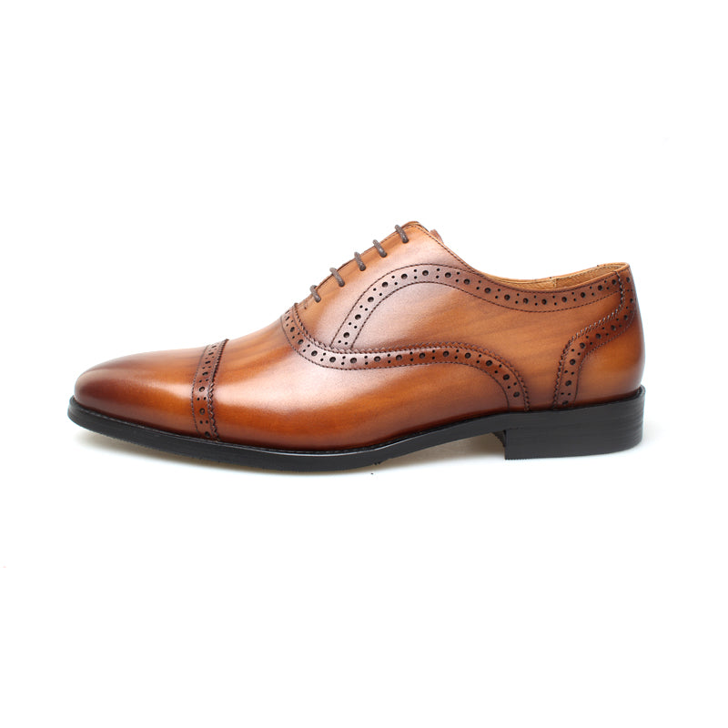 Cap-Toe Brogue Lace-Ups