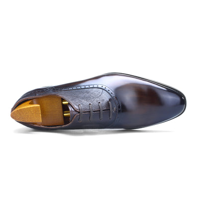 Polished Leather Oxford Shoes