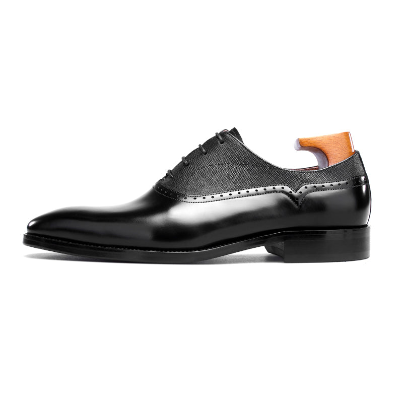 Polished Leather Oxford Shoes