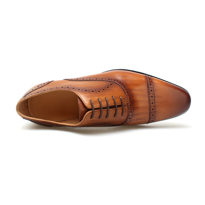 Cap-Toe Brogue Lace-Ups