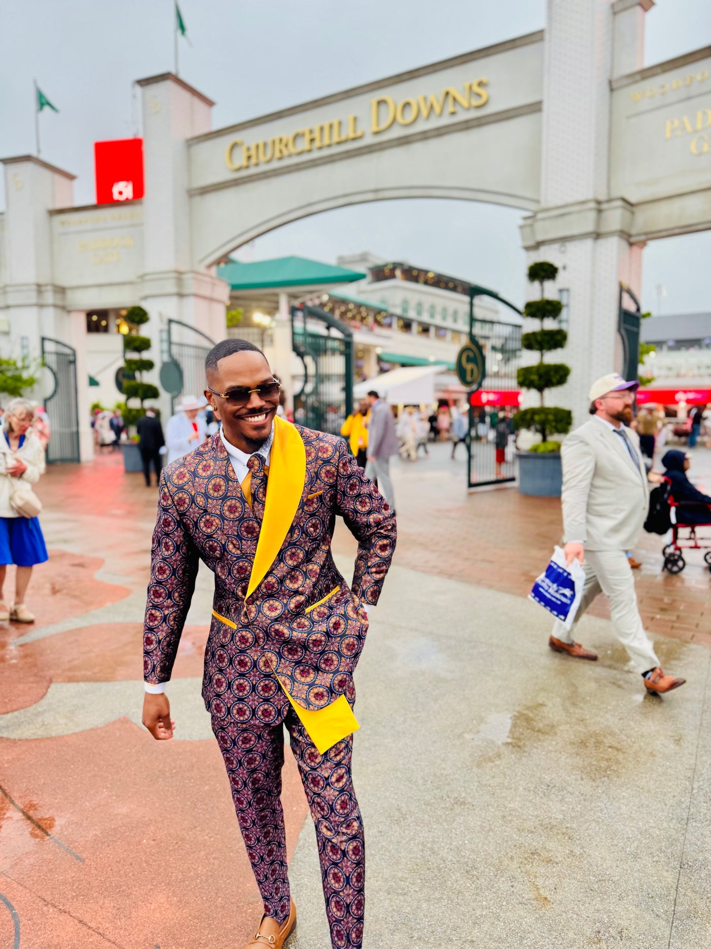 Churchill Downs Print Suit