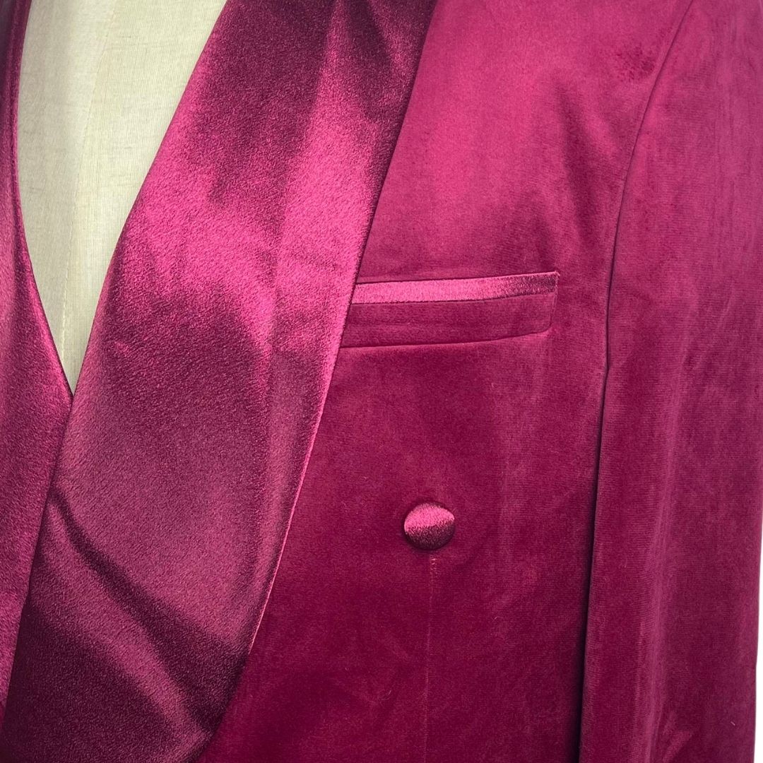 BURGUNDY 3-PIECE SUIT