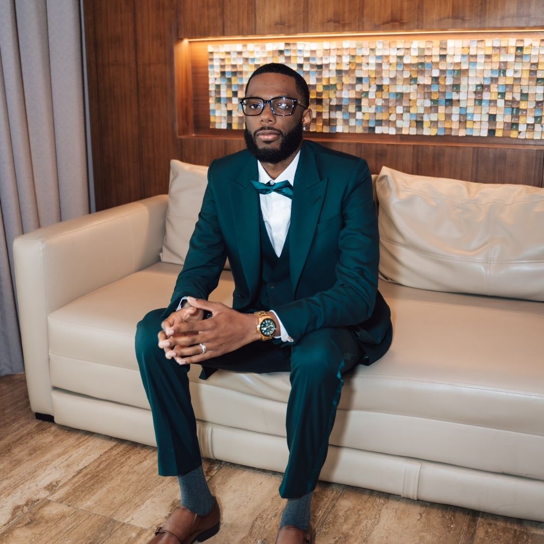 GREEN 3-PIECE SUIT