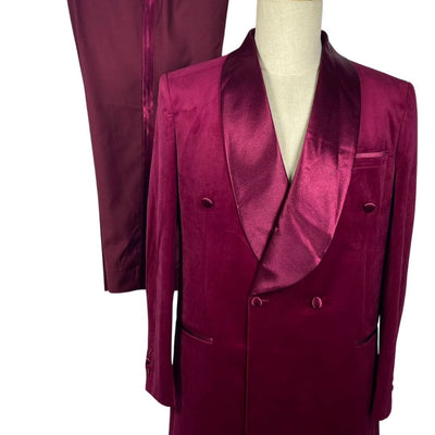 BURGUNDY 3-PIECE SUIT