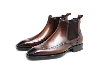 Brogue Chelsea Boots