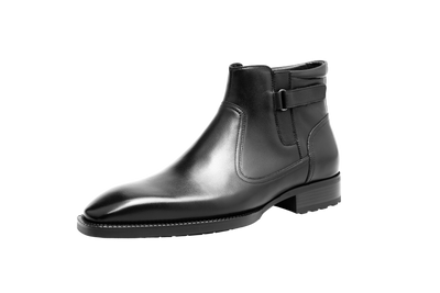 Zip-Up Monk Strap Boots