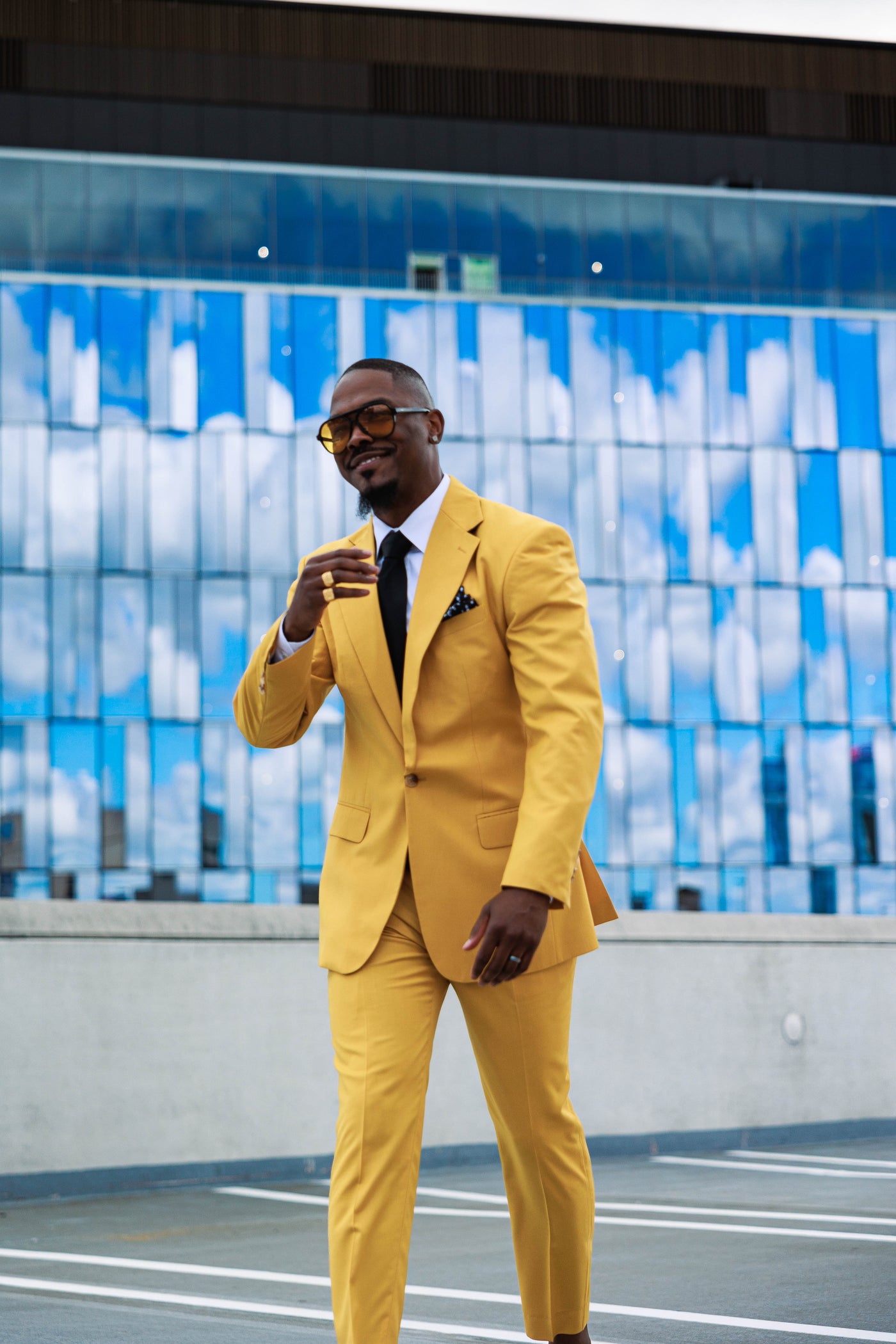 MUSTARD 2-PIECE SUIT