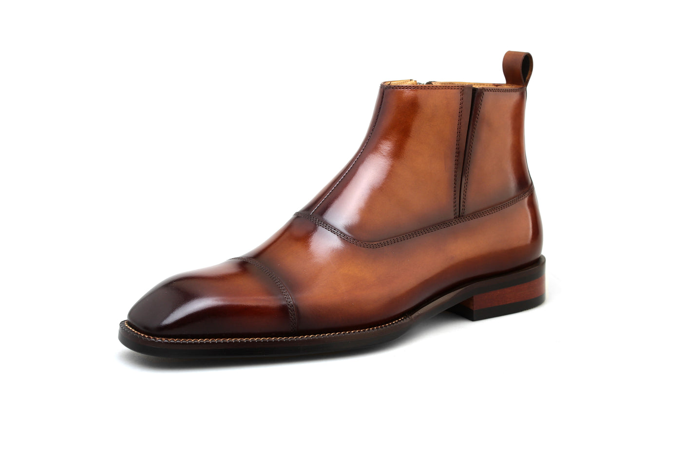 Cap Toe Chelsea Boots