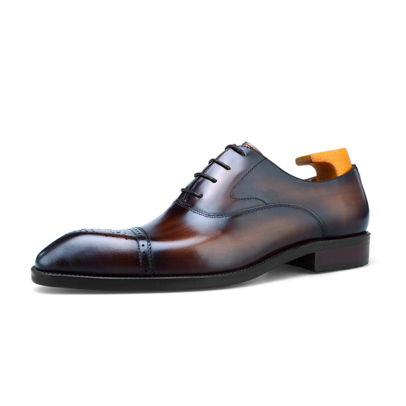 Cap-Toe Brogue Lace-Ups