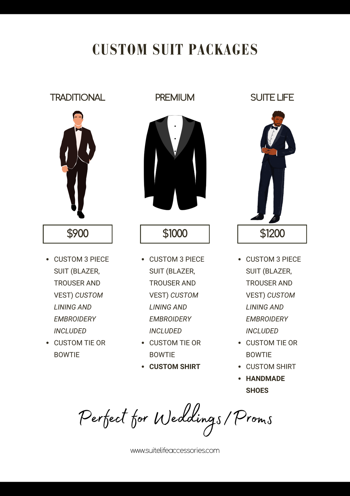 Custom Suit Packages