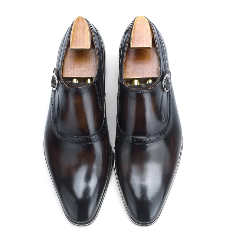 Monk Strap Oxford Shoes