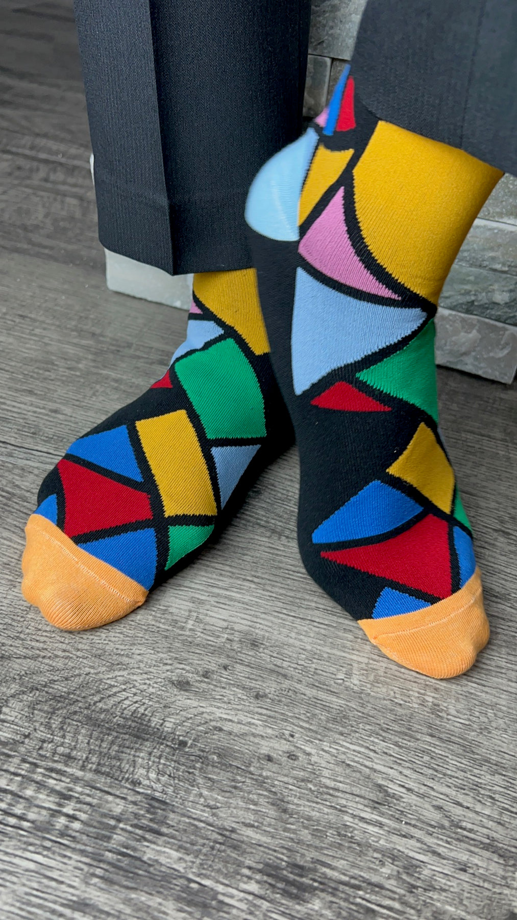 Puzzle Socks for Men  Novelty Cube Game Socks - Cute But Crazy Socks